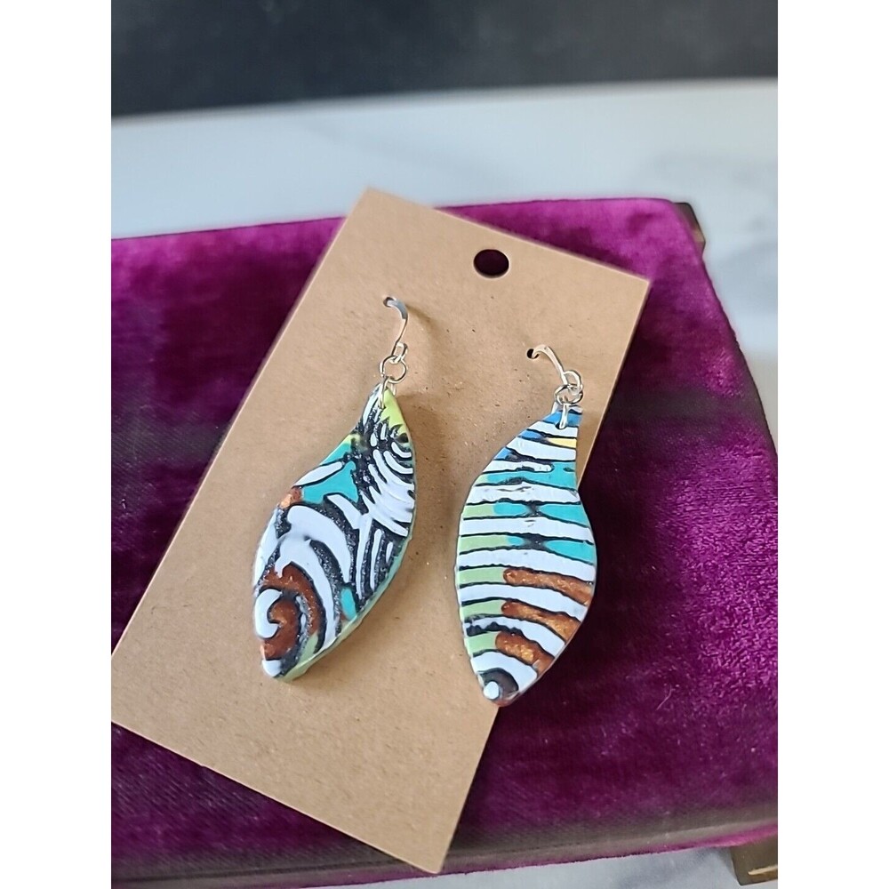 Polymer Clay Dangling Earrings New